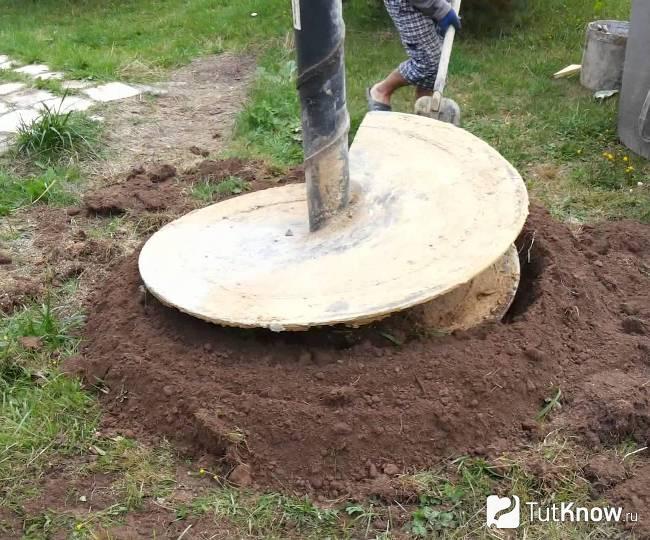 Как копать колодец шнеком