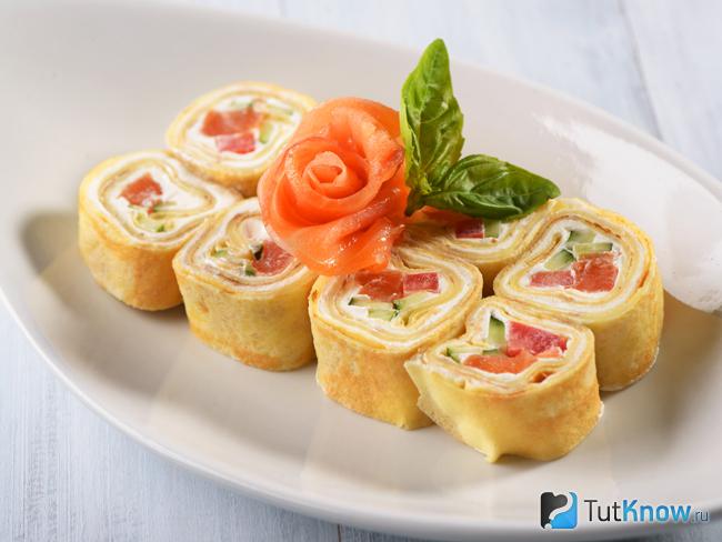 Блины роллы