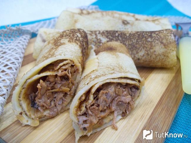 Блины с начинкой