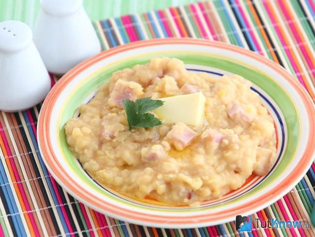 Гороховая каша в мультиварке без замачивания