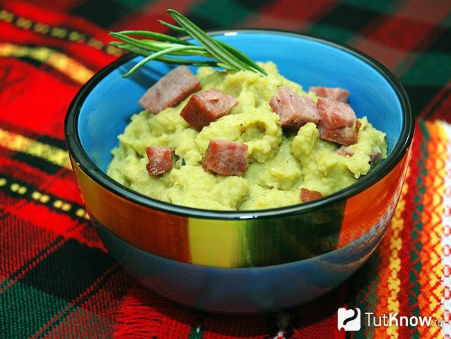 Постная гороховая каша