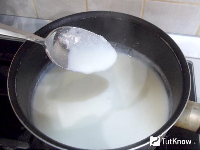 Каша варится