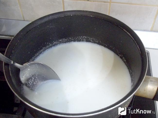Каша варится