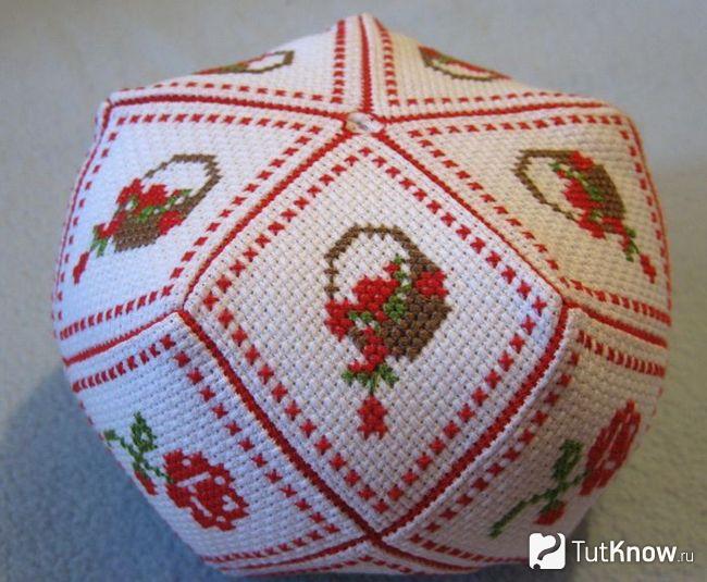 Готовая подушечка пятиклинка