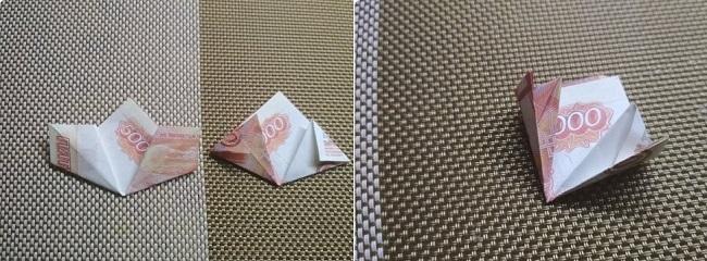 Загибание внутрь выступающих мелких уголков