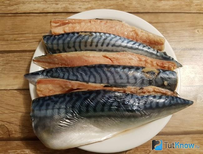 Разделка скумбрии