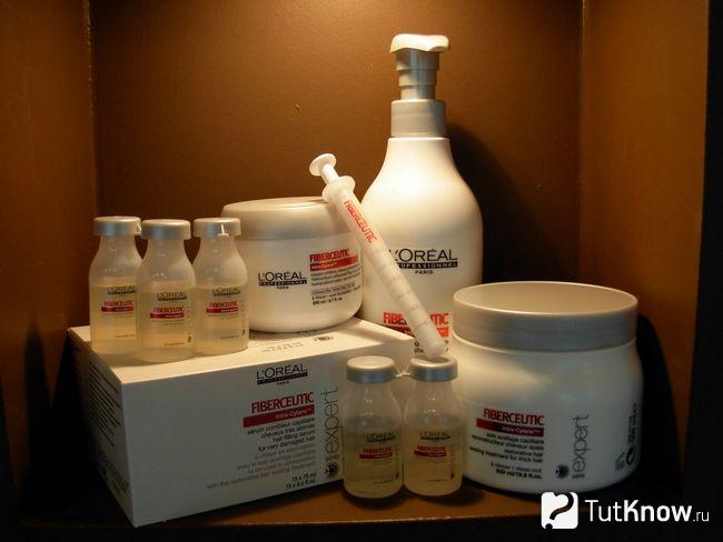 Баночки с ботоксом марки Лореаль «Fiberceutic»