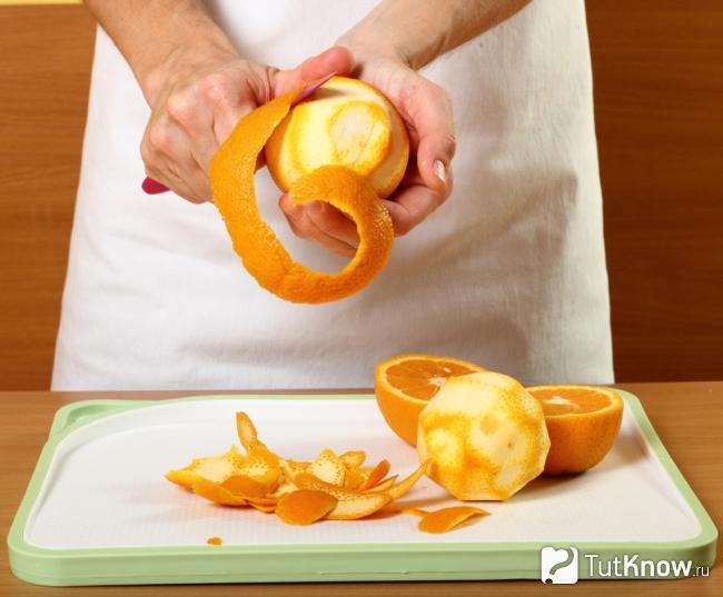 Как готовят цукаты из апельсиновых корок