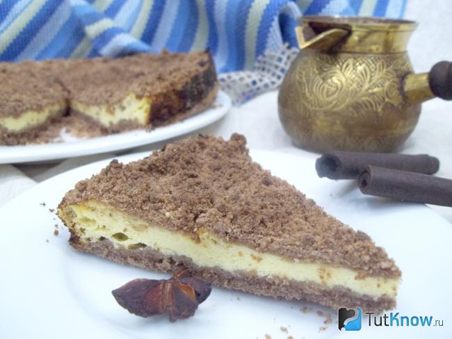 Готовая шоколадная королевская ватрушка