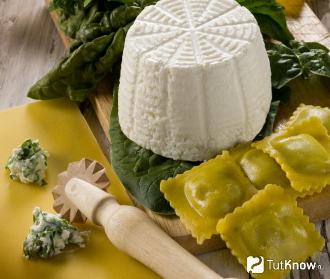 Ингредиенты для начинки равиоли