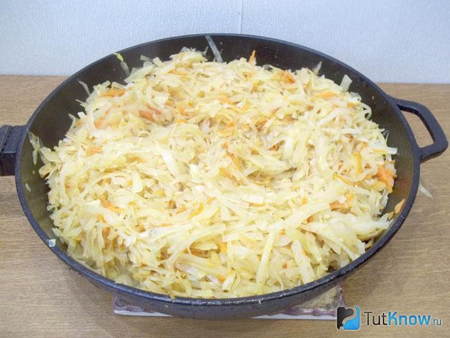 Готовая тушеная капуста по Дюкану