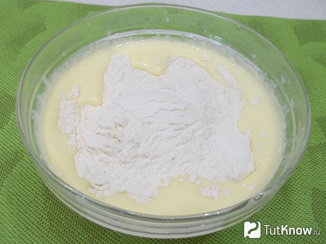 К продуктам добавлена мука