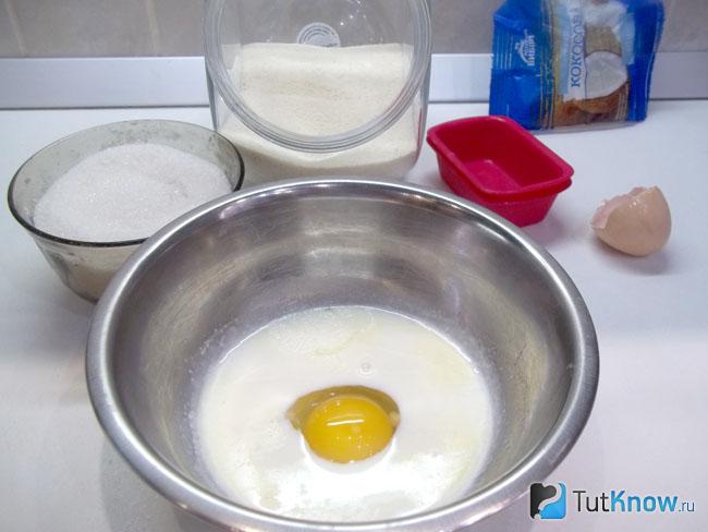 К продуктам добавлено яйцо