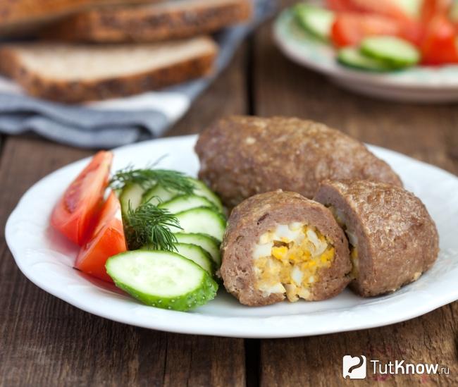Классические зразы с яйцом