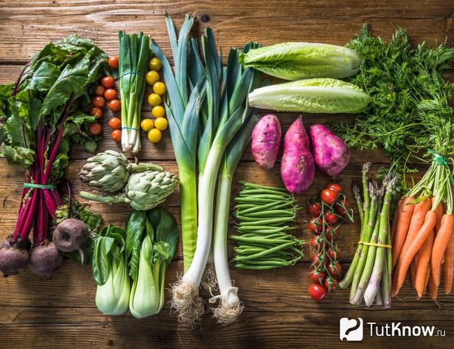 Овощи как разрешенные продукты при диете