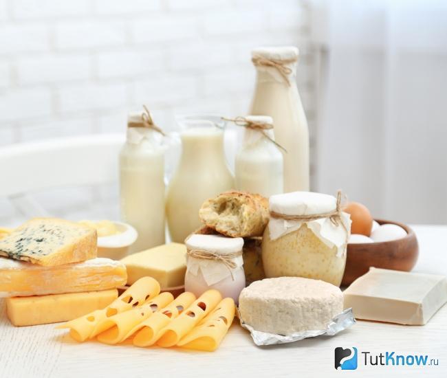 Молочные продукты
