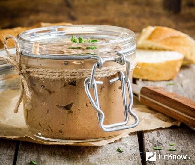 Паштет из гусиной печени с фолиевой кислотой