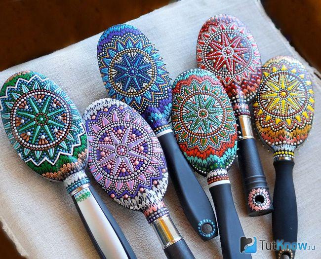 Необычные сувениры из массажных расчёсок