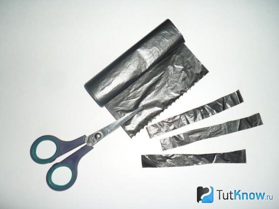 Заготовки из пакетов для мусора
