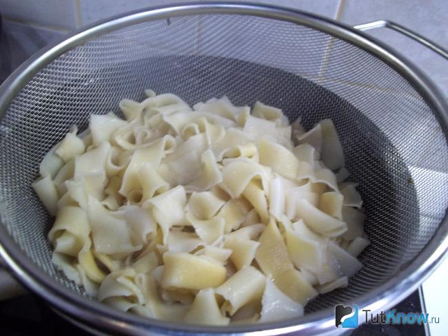 Макароны сварены
