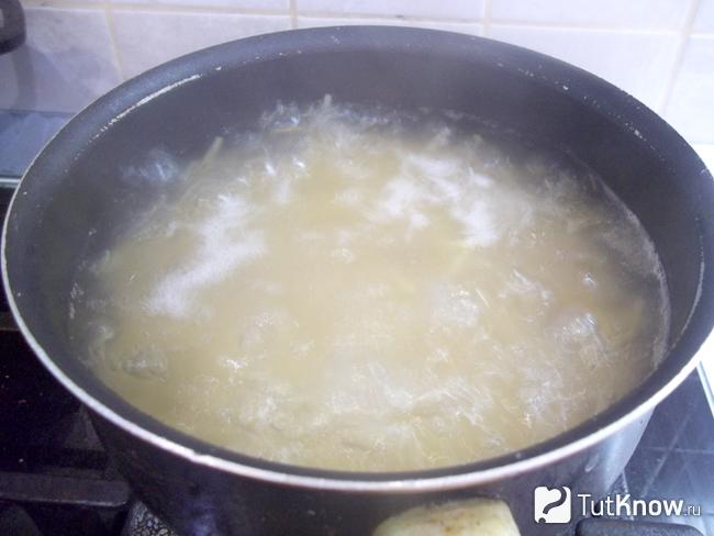 Макароны отварены