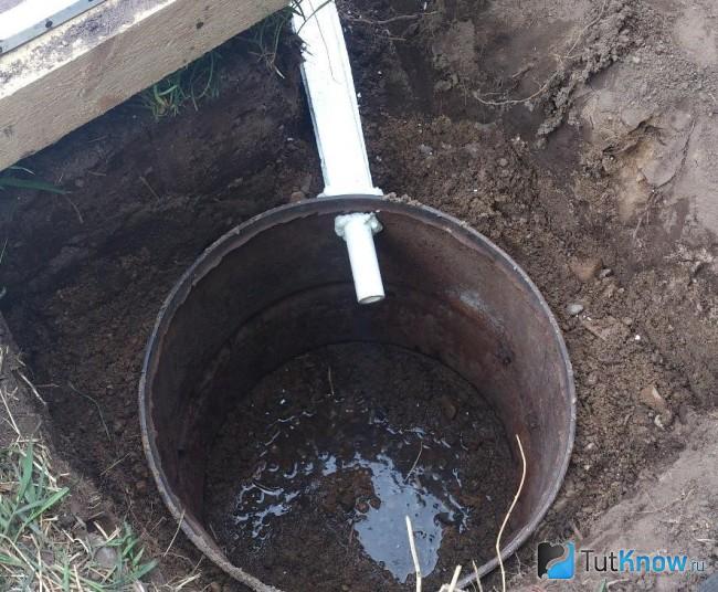 Стоки в выгребной яме