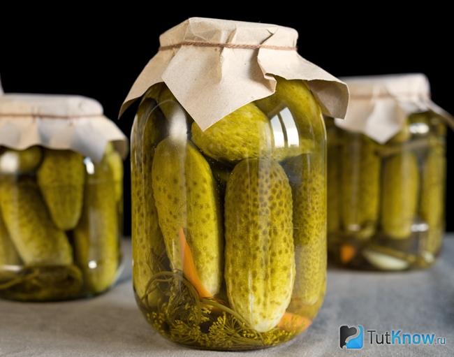 Маринованные огурцы