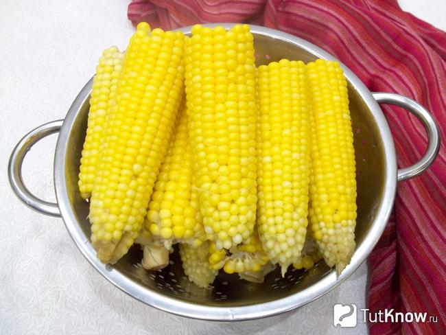 Кукуруза охлаждается