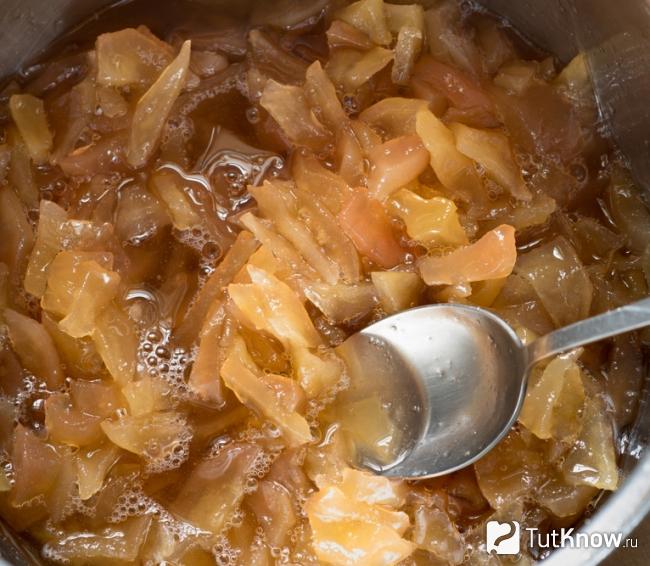 Приготовление джема из груш