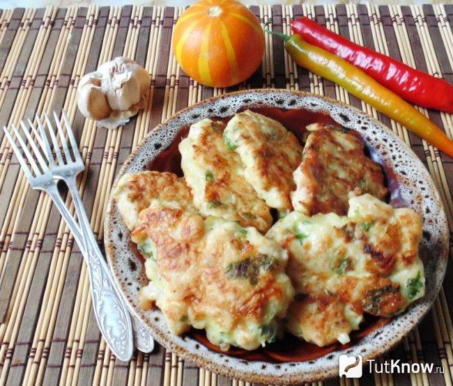 Рубленные котлеты из индейки и тыквы