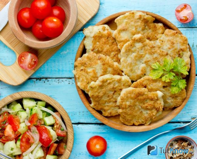 Рубленные котлеты из индейки