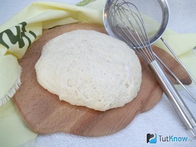 Готовое тесто для пиццы на манке