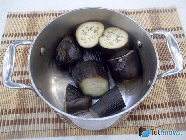 Баклажаны отварены