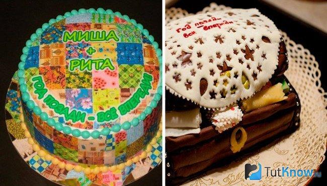 Варианты тортов для ситцевой свадьбы
