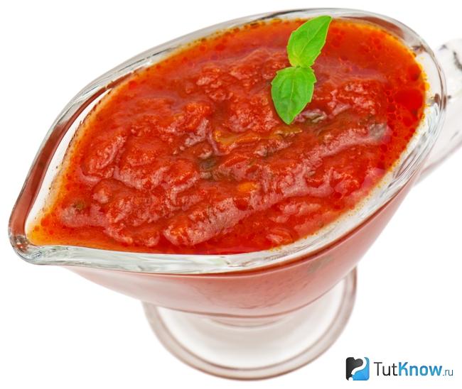 Соус из томатной пасты