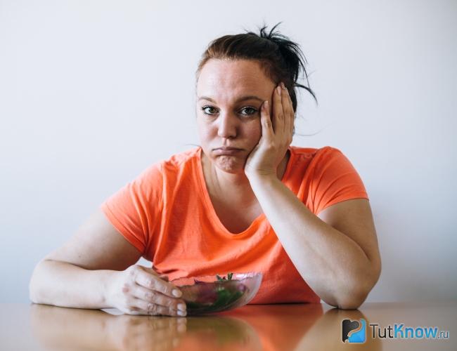 Женщина с избыточной полнотой