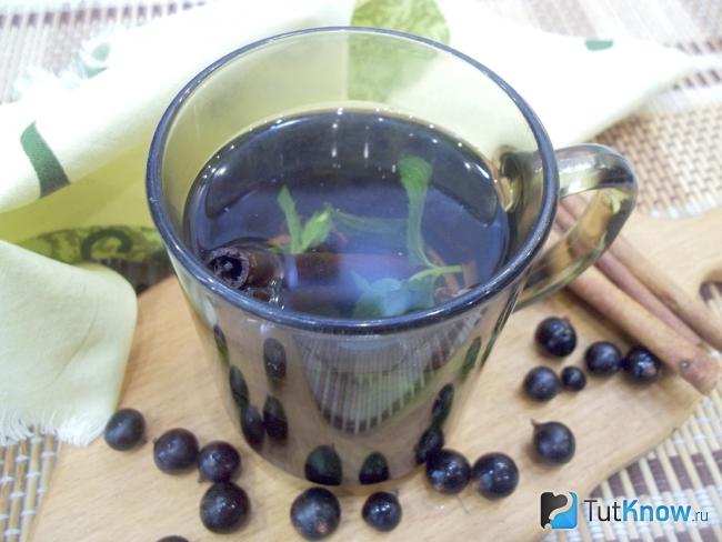 Готовый чай с мятой, черной смородиной и пряностями