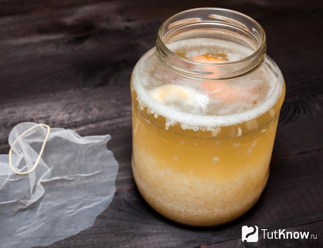 Витаминный напиток из сухих дрожжей