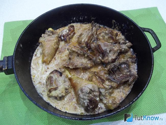 Готовое гедлибже из курицы