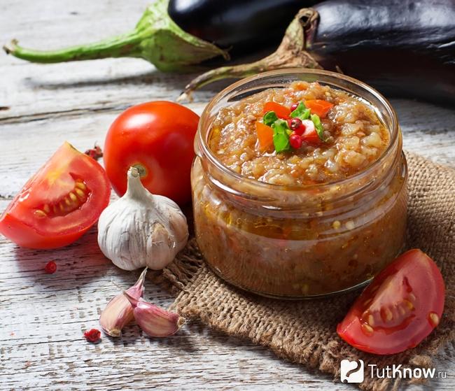 Икра из баклажанов