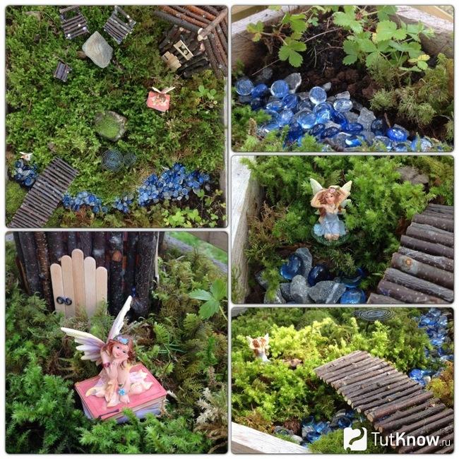 Сказочная фея в игрушечном садике