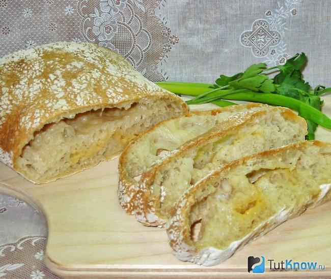 Чиабатта с сыром