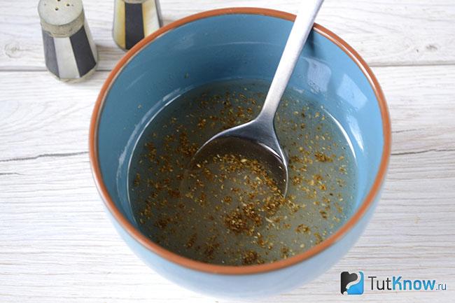Мисочка с маринадом