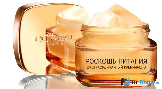 Баночка с кремом «Роскошь питания» от L’Оreal