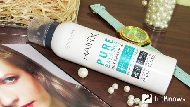 Флакон с сухим шампунем ORIFLAME вид сверху