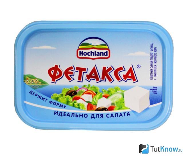 Сыр Фетакса в упаковке