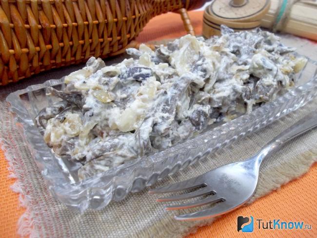 Готовый грибной гуляш