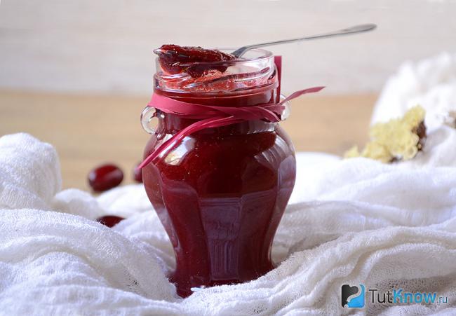 Готовый джем из кизила без косточек на зиму