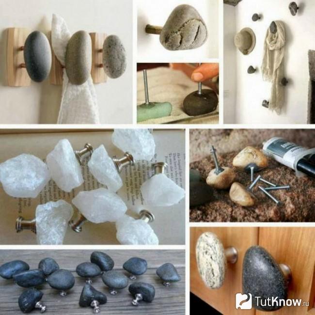 Ручки из камней