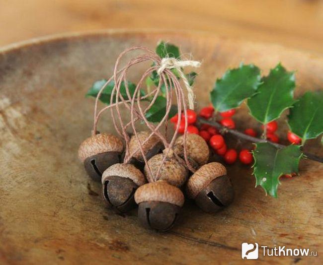 Вариант осенних игрушек на верёвочке